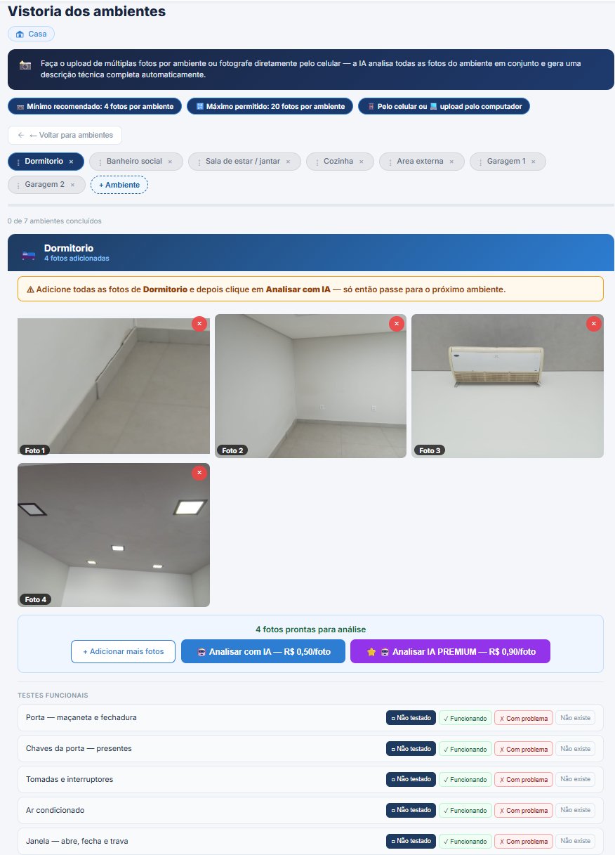 Tela de configuracao de fotos e analise por IA